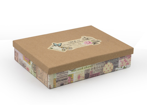 Good price Milieuvriendelijk kraftpapier-Document Giftvakje met Vakje van de deksel het Verpakkende Gift voor Overhemd/Kledingstuk online