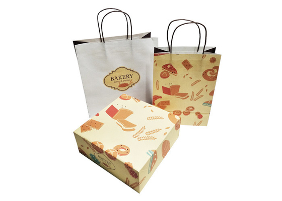 Good price De Cake die van de de Bakkerijsnack van de voedselrang witte Kraftpapier-Brooddocument Zak verpakt online