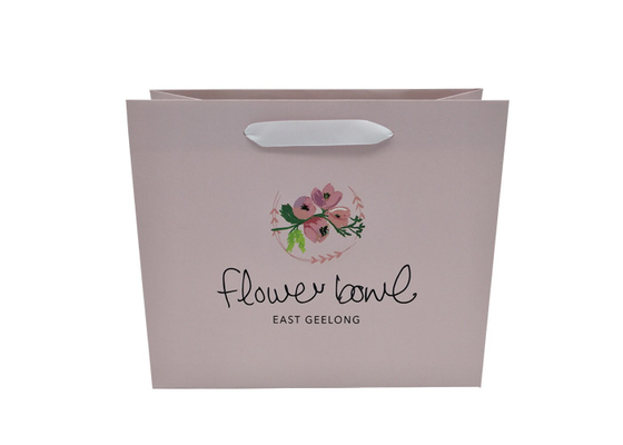Good price De elegante Douane van de bloemstijl drukte Gepersonaliseerde Document Giftzakken met Handvatten online