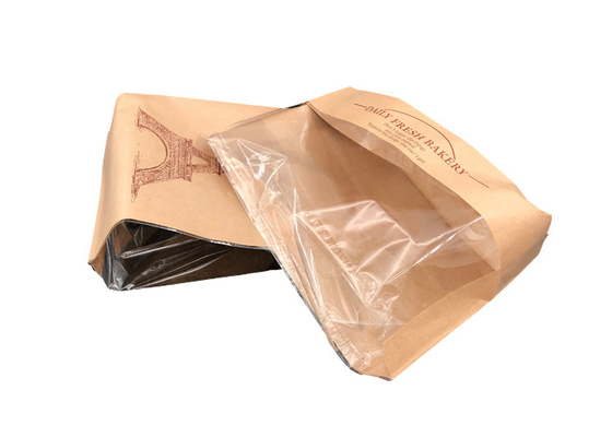 Good price Het Voedsel van kraftpapier Eco Vriendschappelijke Verpakkingszakken met de Voorcertificatie van Vensterce online
