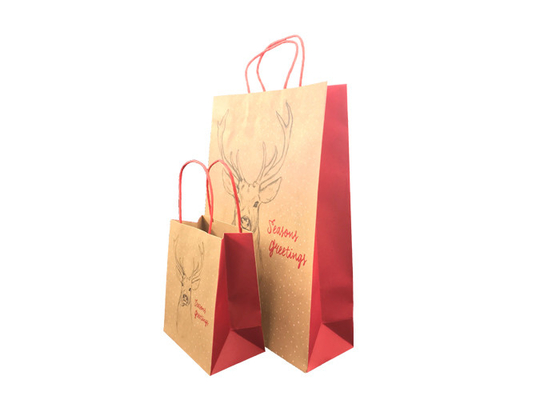 Good price Biologisch afbreekbare Luxekerstmis Verpakking, de Giftzakken van Pakpapierkerstmis online