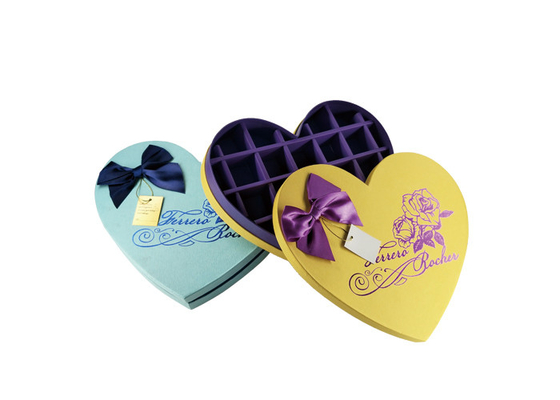 Good price Gele de Vakjes van de Chocoladepresentatie Hart Gestalte gegeven Chocoladevakje Grappige Zoete Stijl online