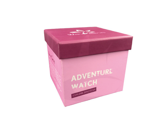 Good price Het roze Opnieuw te gebruiken Document Gift Verpakkingsvakje Modieuze Kijken Vriendschappelijke Eco - online